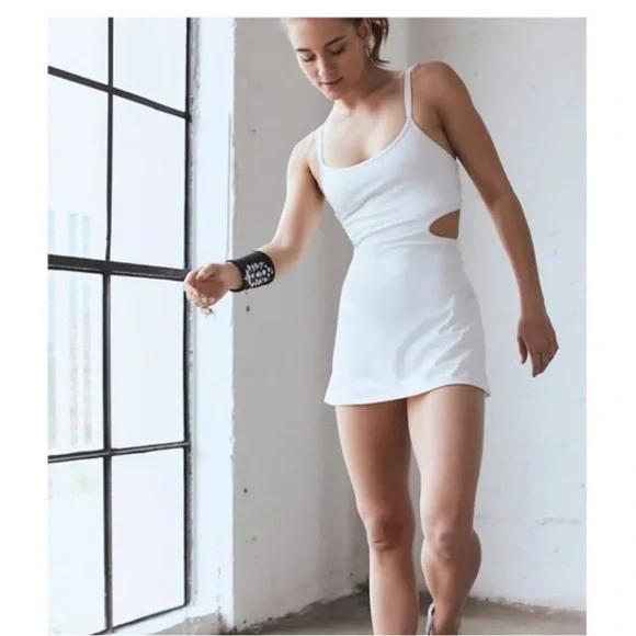 NWOT Free People One More Serve Skortsie Tennis Dress Onesie, M - Picture 3 of 10